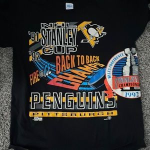 1992 Vintage Pittsburgh Penguins Shirt
